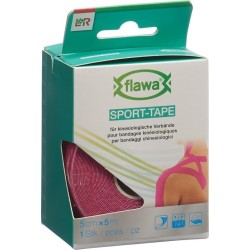FLAWA Sport Tape 5 cm x 5 m | Stabiler Halt für Sport & Therapie